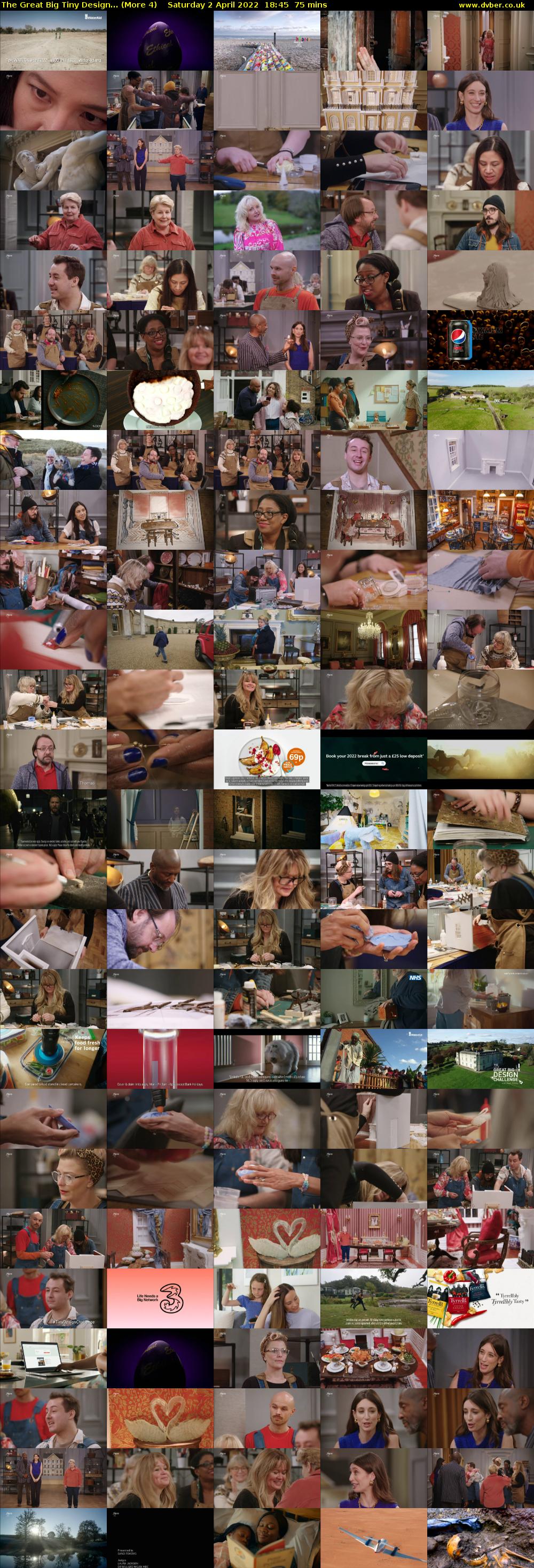 The Great Big Tiny Design... (More 4) Saturday 2 April 2022 18:45 - 20:00