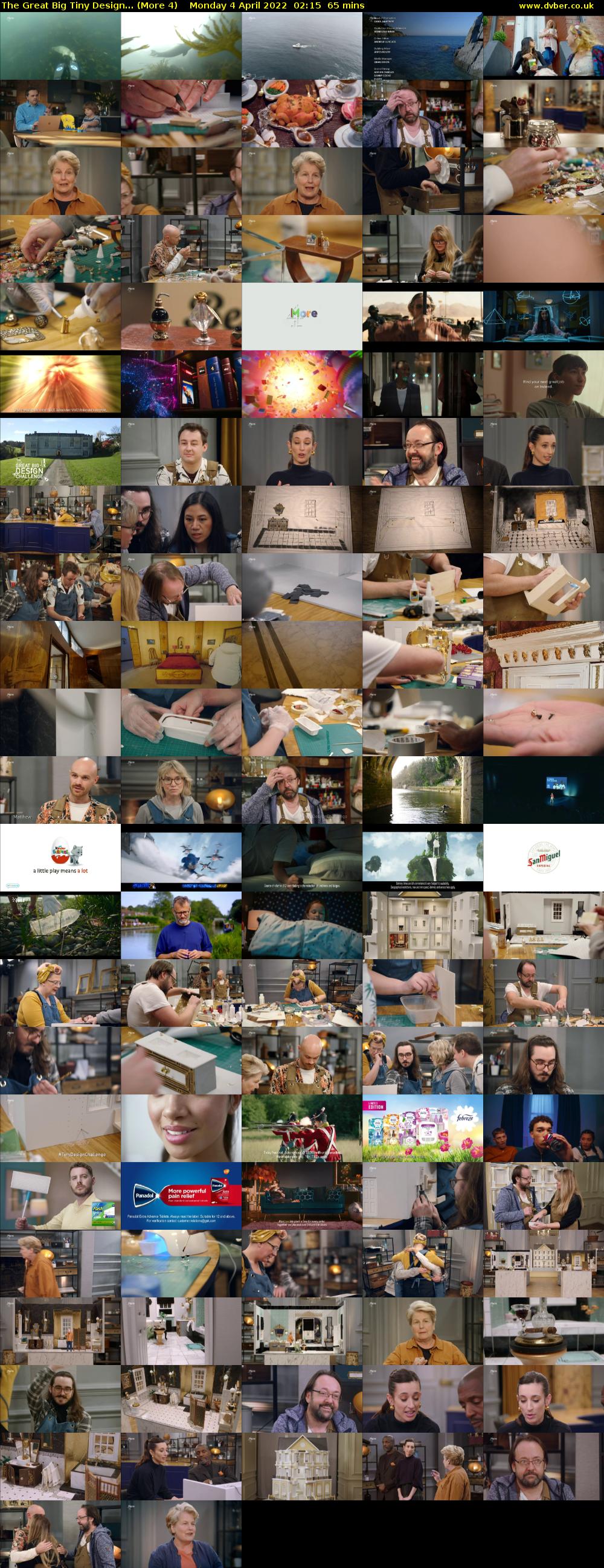 The Great Big Tiny Design... (More 4) Monday 4 April 2022 02:15 - 03:20