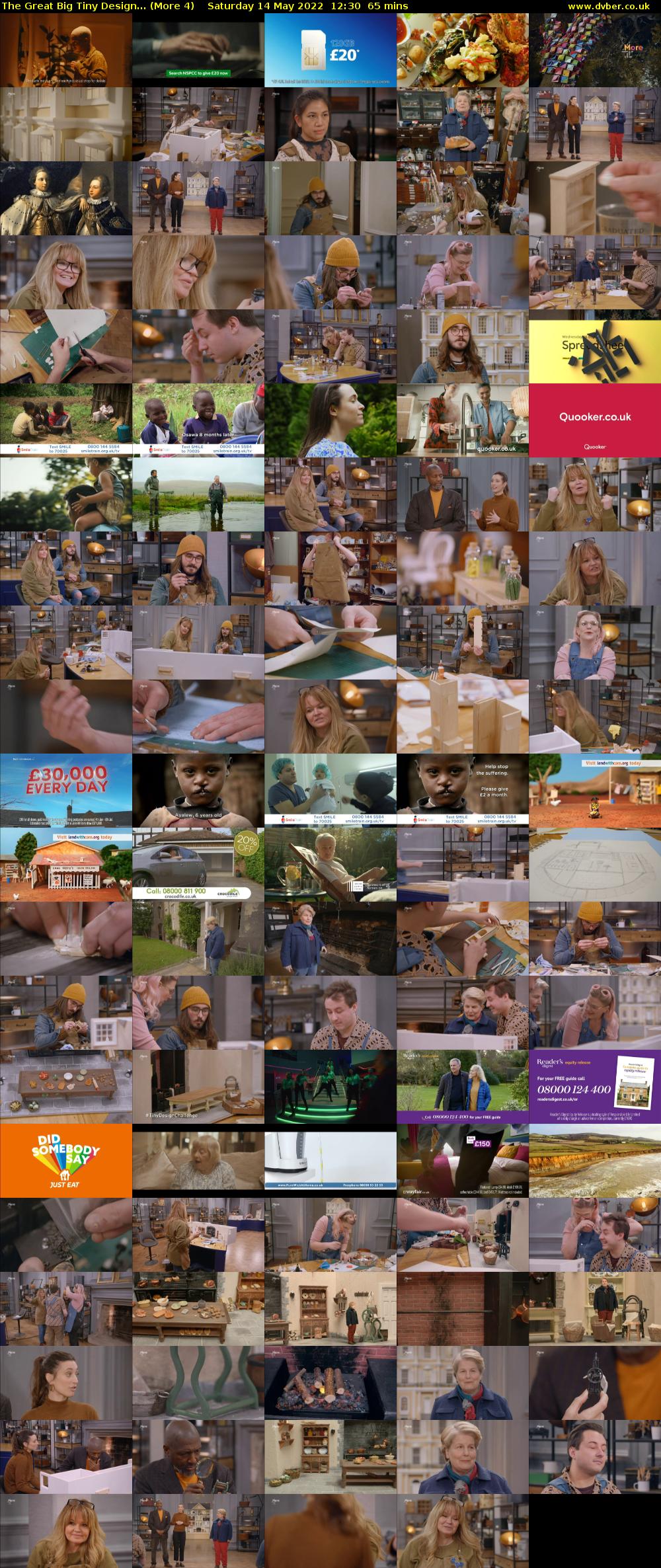 The Great Big Tiny Design... (More 4) Saturday 14 May 2022 12:30 - 13:35
