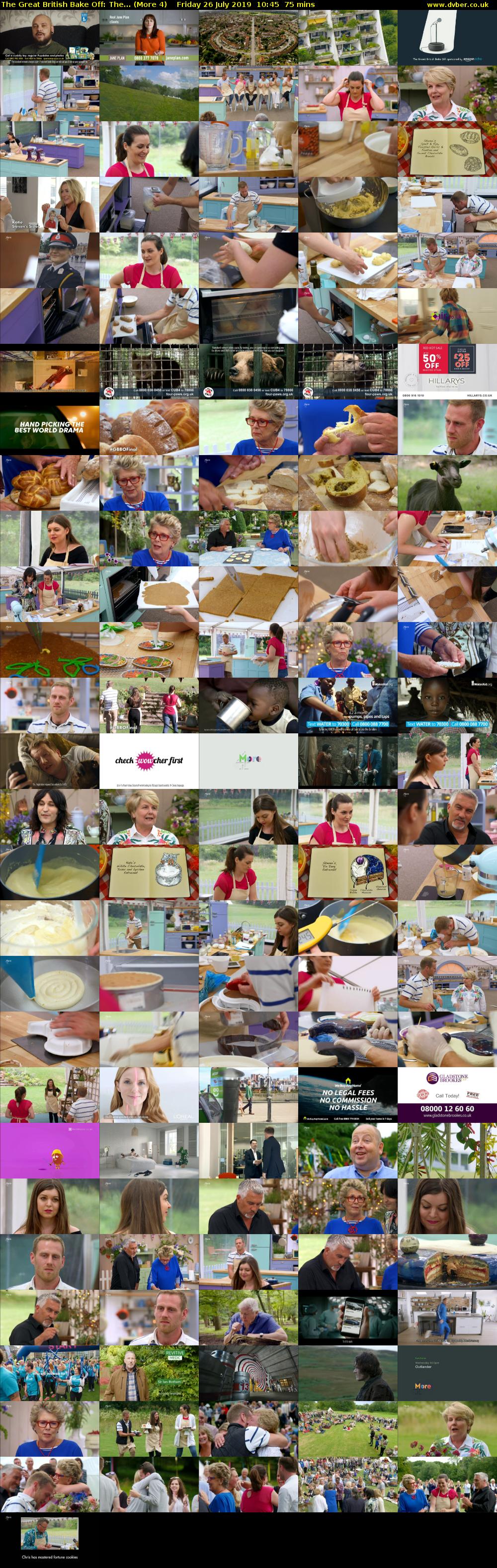 The Great British Bake Off: The... (More 4) Friday 26 July 2019 10:45 - 12:00