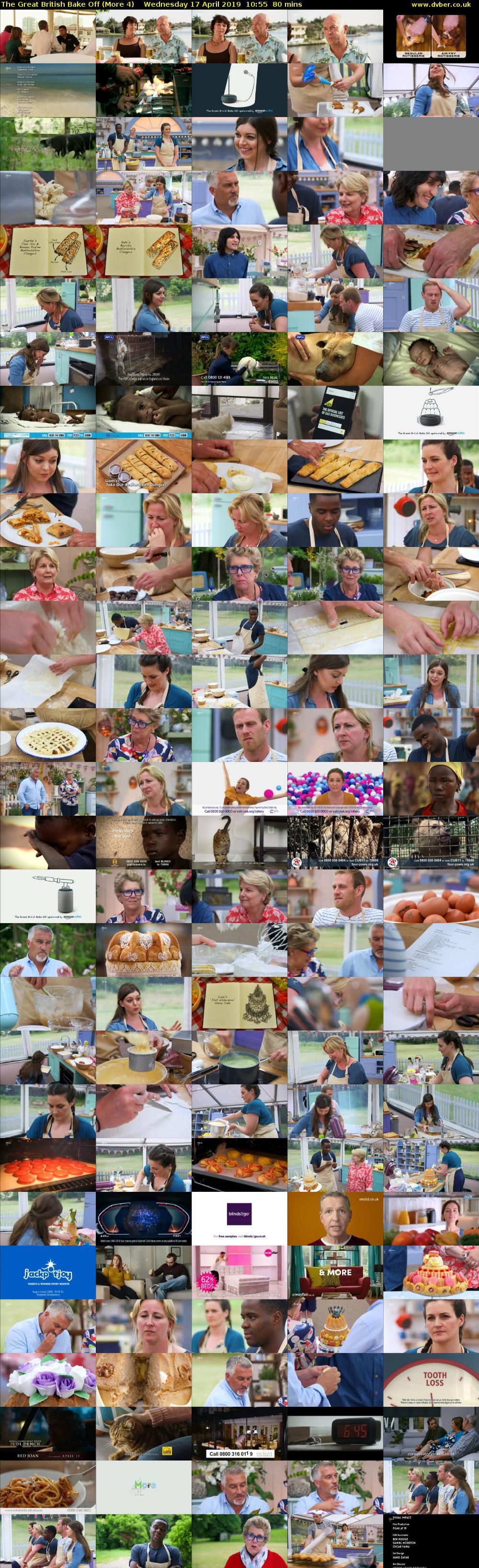 The Great British Bake Off (More 4) Wednesday 17 April 2019 10:55 - 12:15