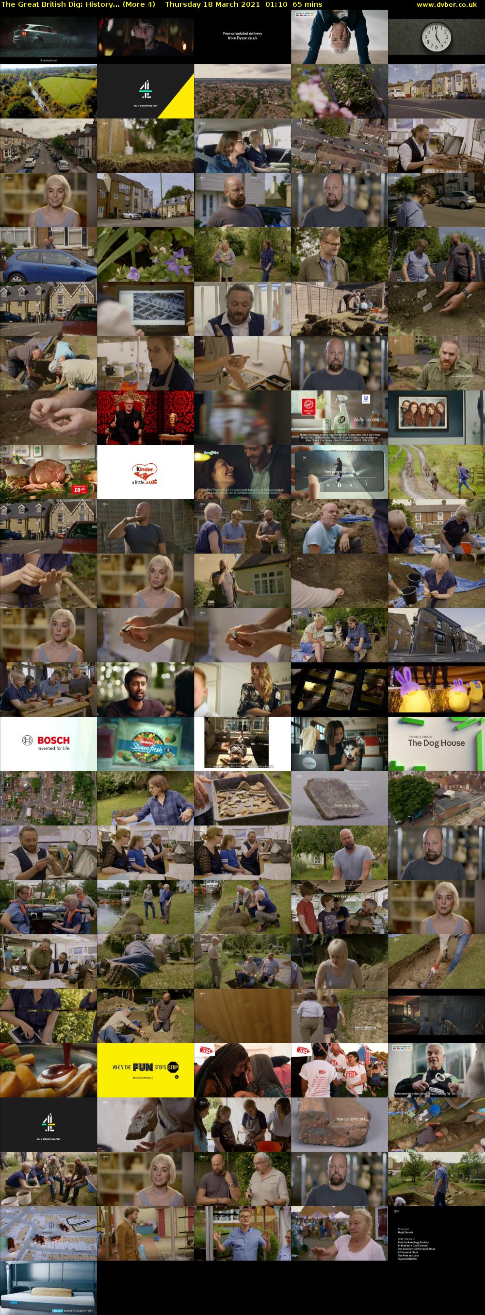 The Great British Dig: History... (More 4) Thursday 18 March 2021 01:10 - 02:15