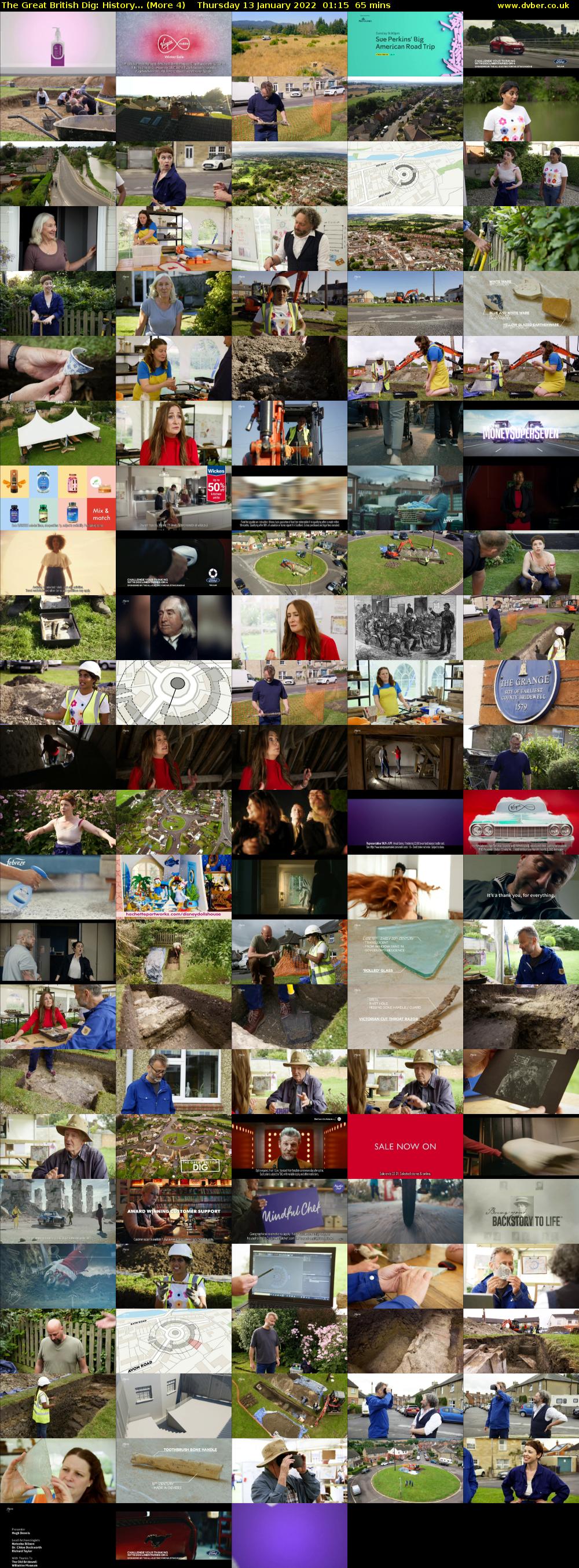The Great British Dig: History... (More 4) Thursday 13 January 2022 01:15 - 02:20