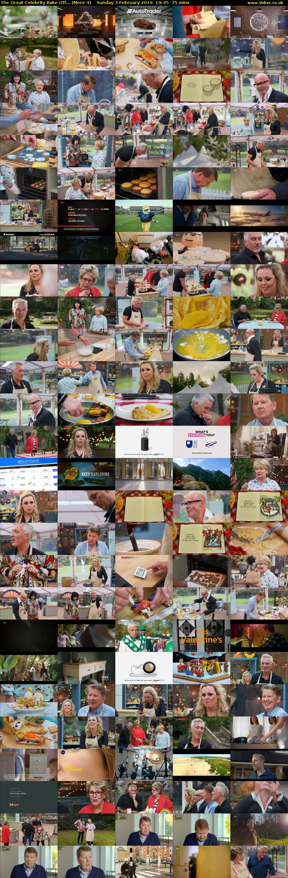 The Great Celebrity Bake Off... (More 4) Sunday 3 February 2019 19:45 - 21:00