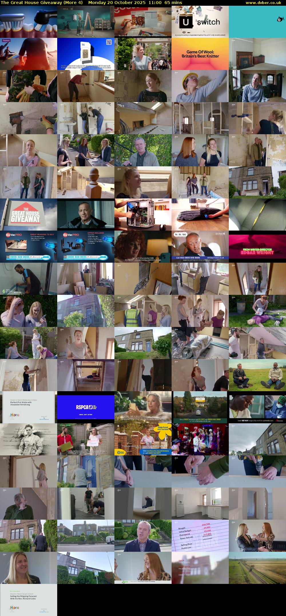 The Great House Giveaway (More 4) Monday 20 October 2025 11:00 - 12:05