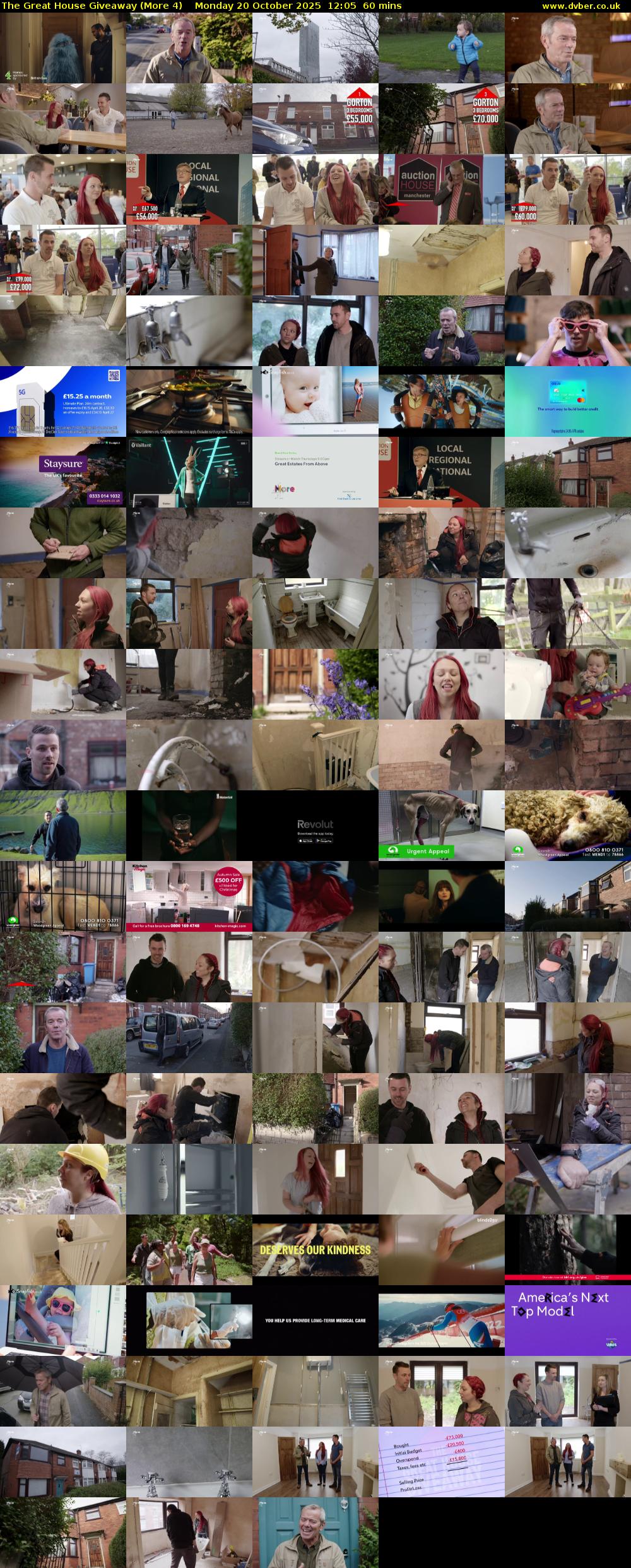 The Great House Giveaway (More 4) Monday 20 October 2025 12:05 - 13:05