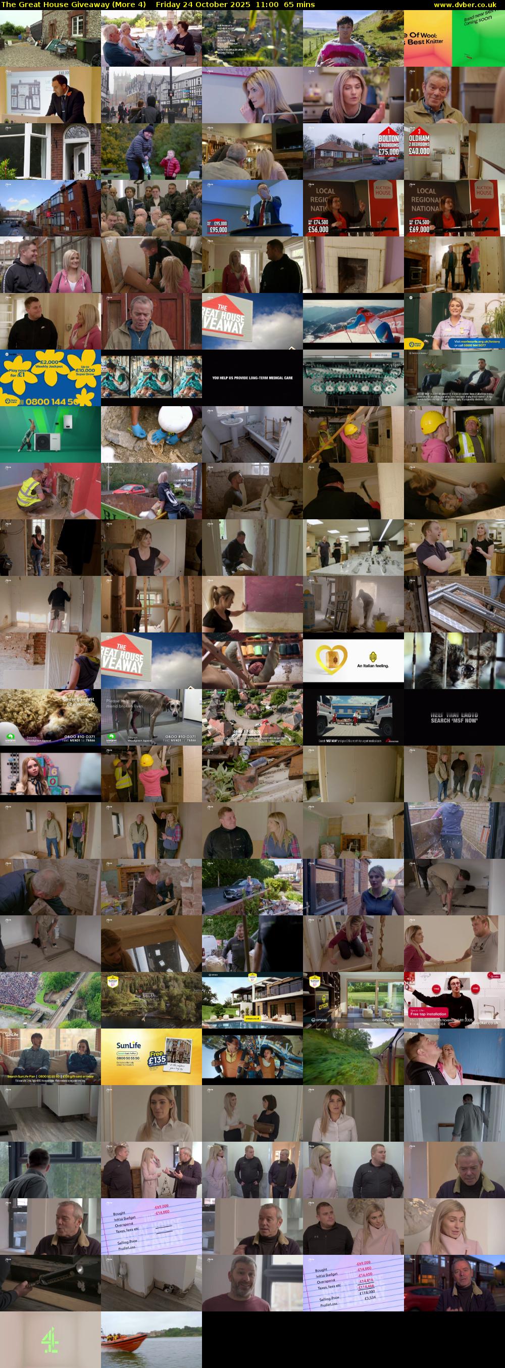 The Great House Giveaway (More 4) Friday 24 October 2025 11:00 - 12:05