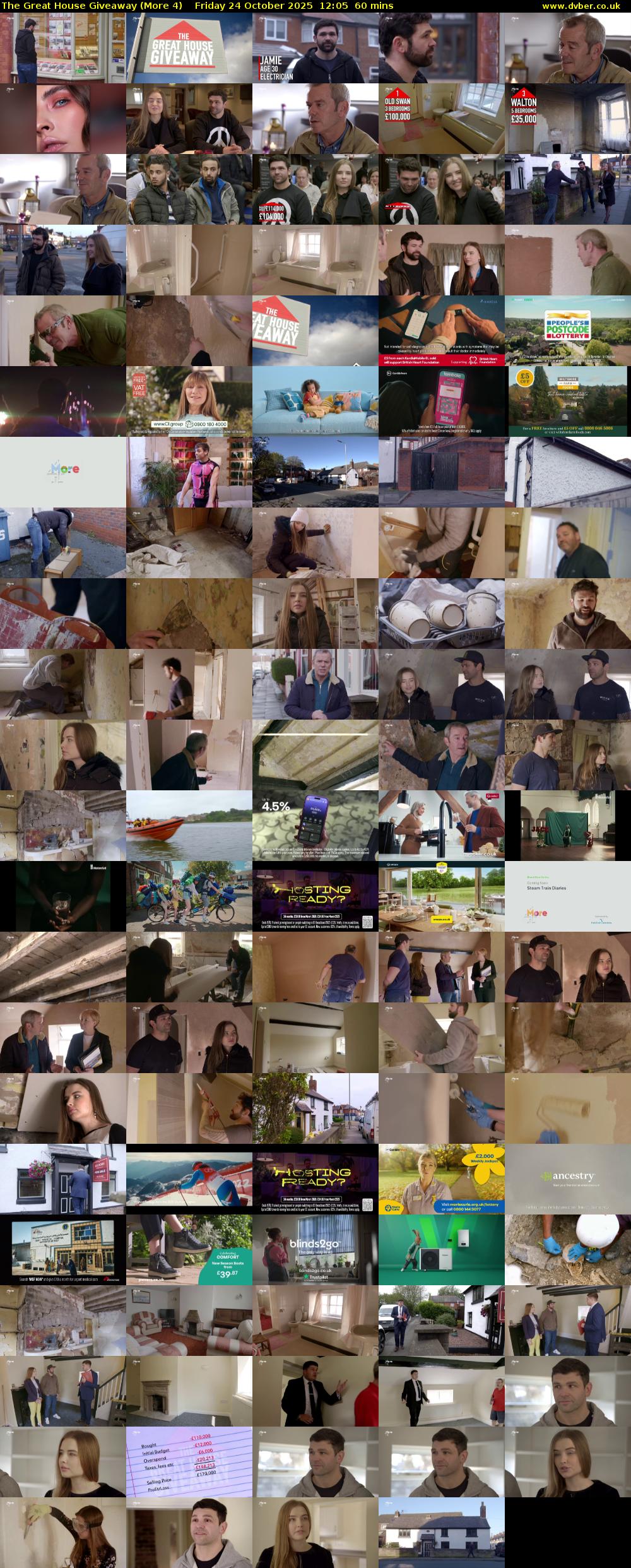The Great House Giveaway (More 4) Friday 24 October 2025 12:05 - 13:05
