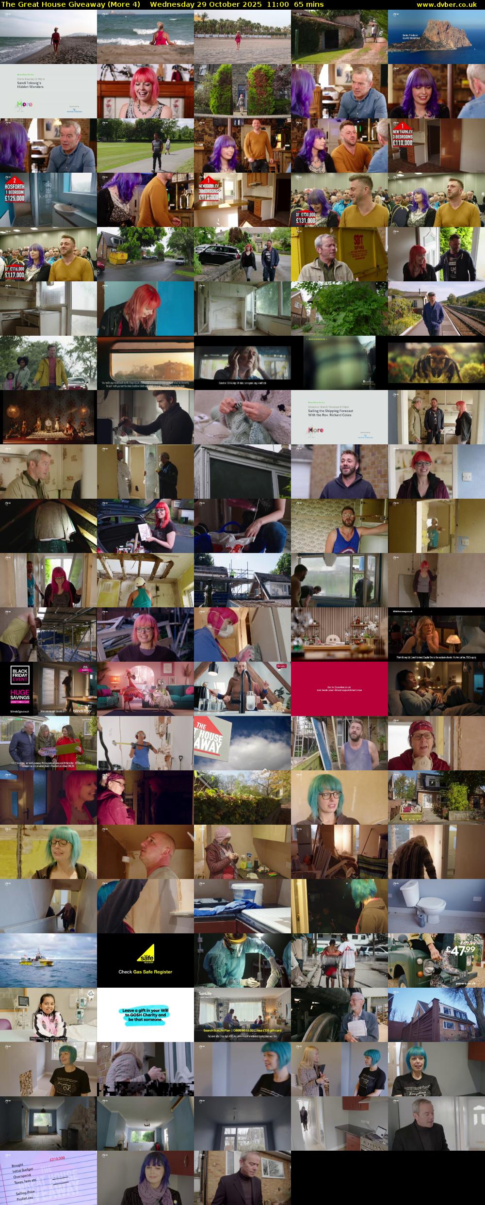 The Great House Giveaway (More 4) Wednesday 29 October 2025 11:00 - 12:05