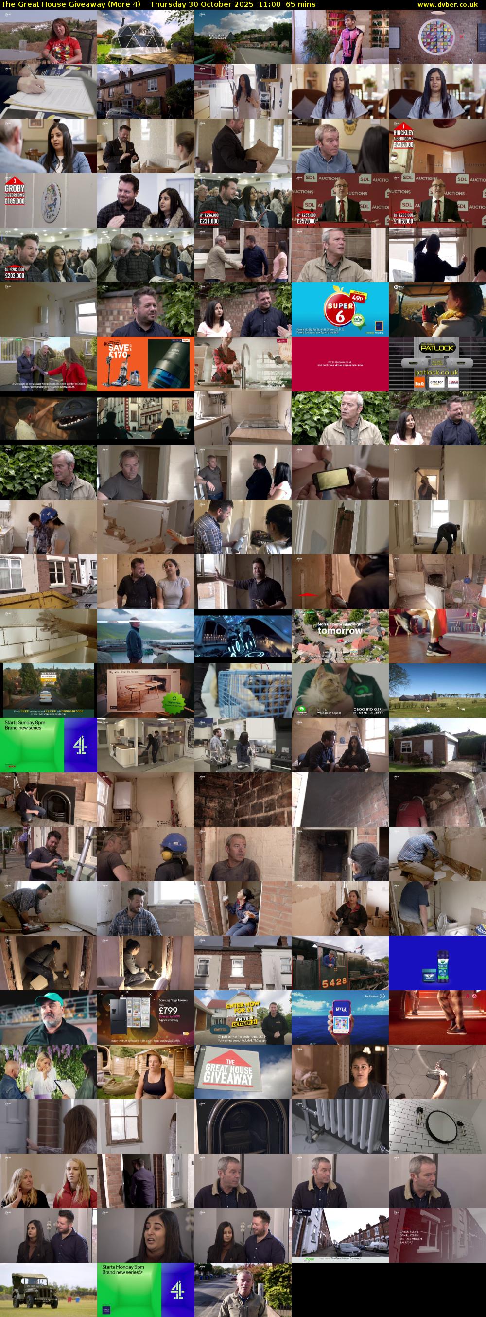 The Great House Giveaway (More 4) Thursday 30 October 2025 11:00 - 12:05