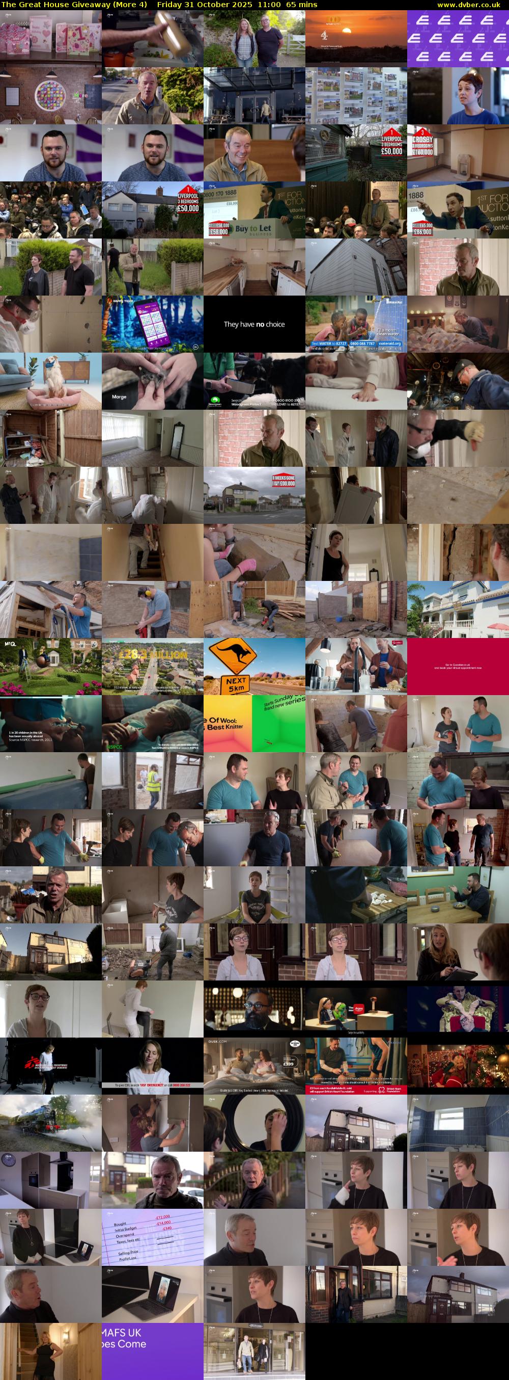 The Great House Giveaway (More 4) Friday 31 October 2025 11:00 - 12:05