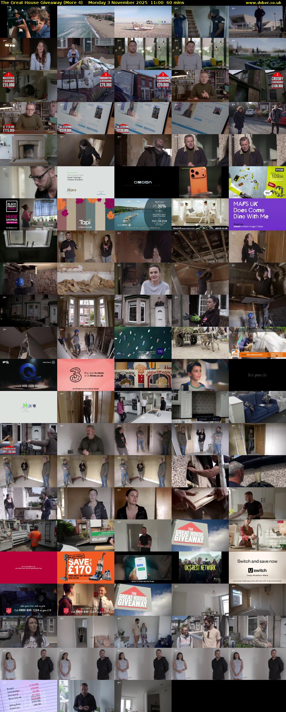 The Great House Giveaway (More 4) Monday 3 November 2025 11:00 - 12:00