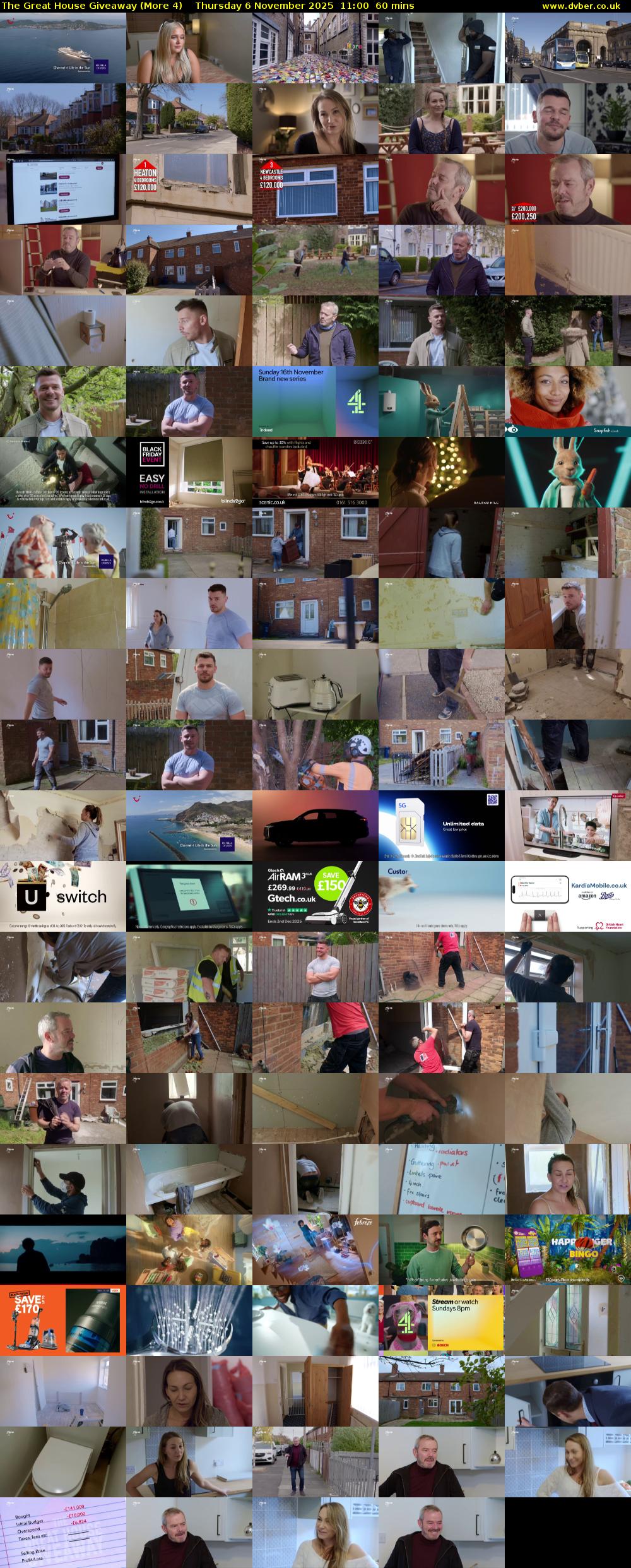 The Great House Giveaway (More 4) Thursday 6 November 2025 11:00 - 12:00