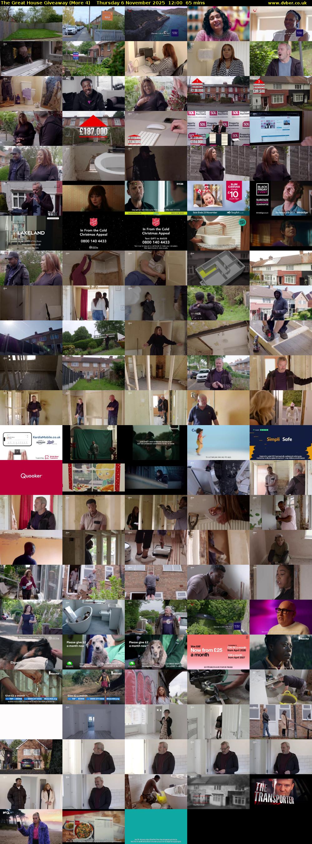 The Great House Giveaway (More 4) Thursday 6 November 2025 12:00 - 13:05