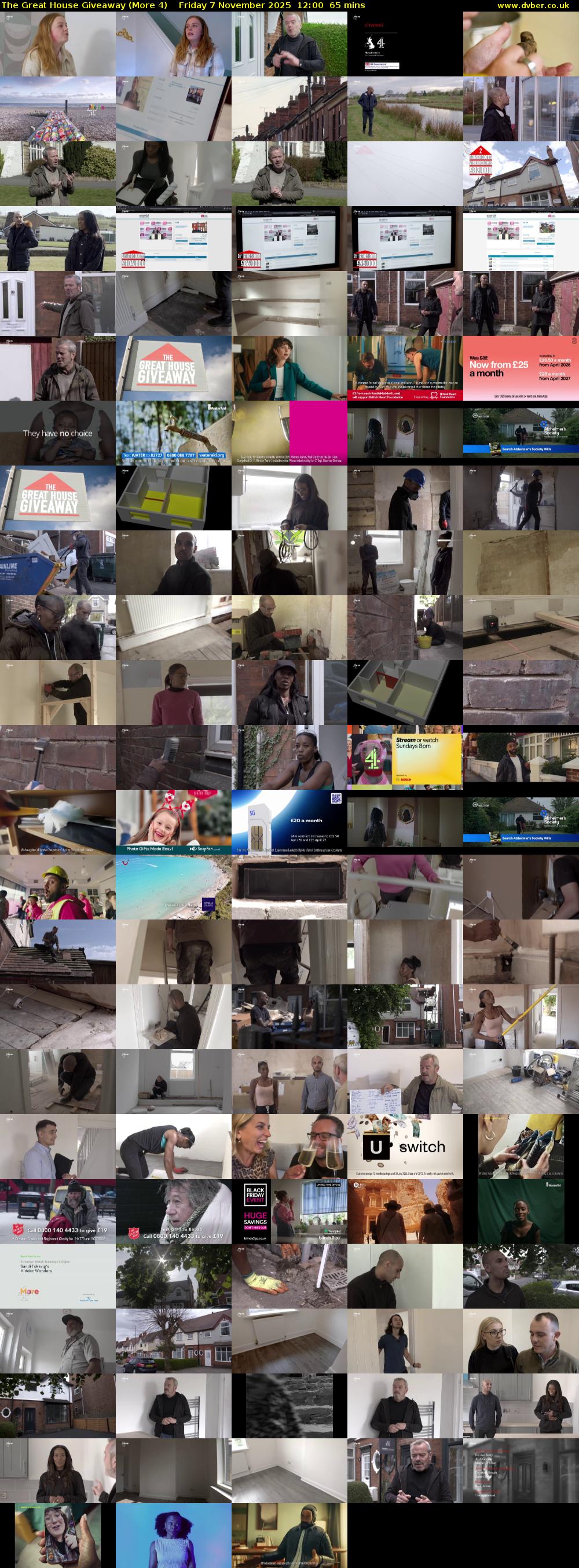 The Great House Giveaway (More 4) Friday 7 November 2025 12:00 - 13:05