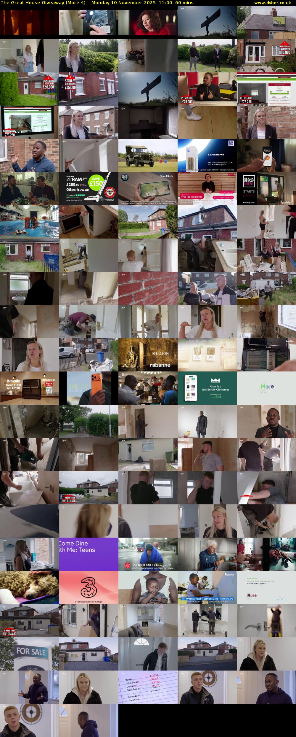 The Great House Giveaway (More 4) Monday 10 November 2025 11:00 - 12:00