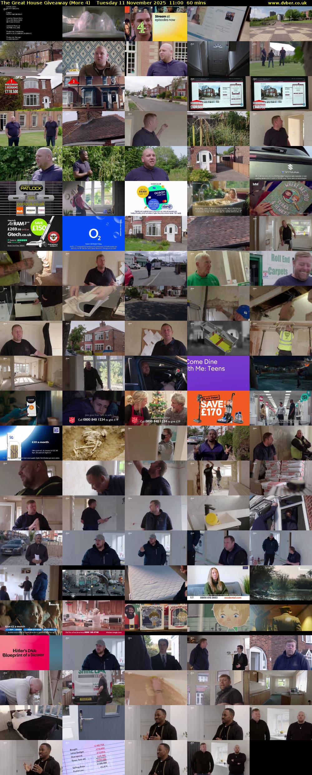 The Great House Giveaway (More 4) Tuesday 11 November 2025 11:00 - 12:00