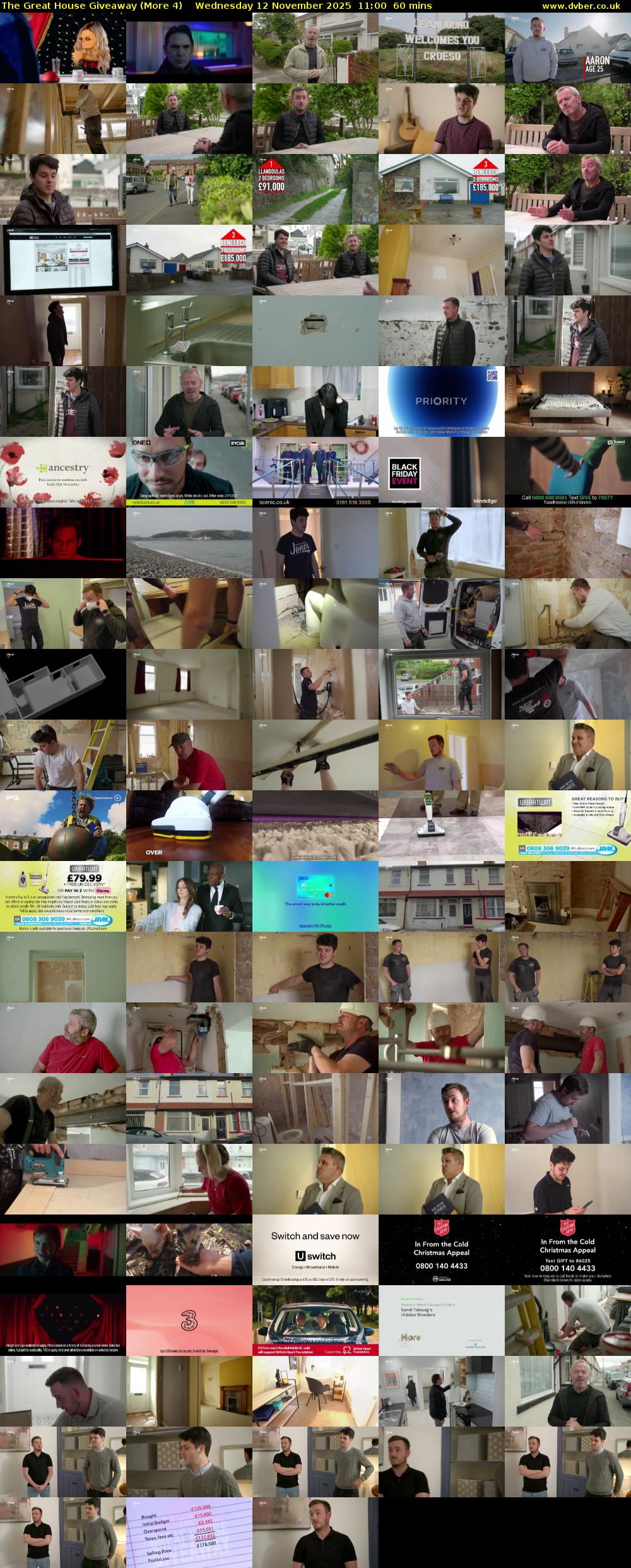 The Great House Giveaway (More 4) Wednesday 12 November 2025 11:00 - 12:00