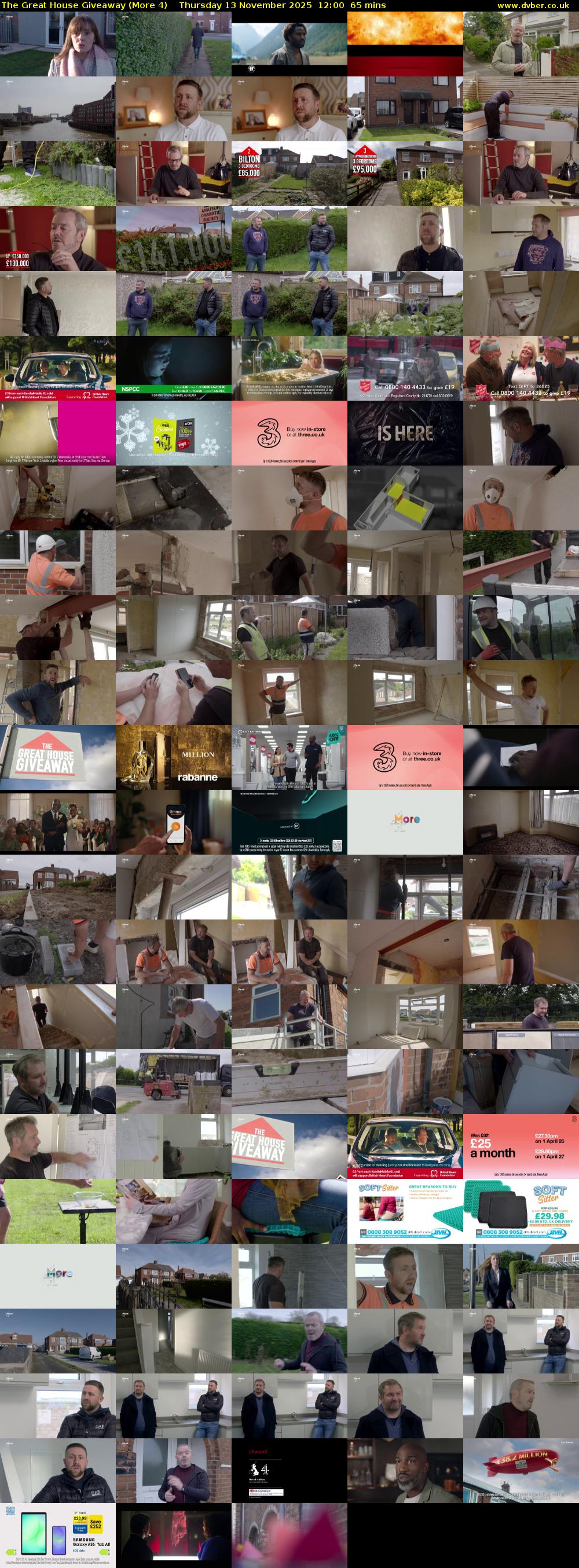 The Great House Giveaway (More 4) Thursday 13 November 2025 12:00 - 13:05