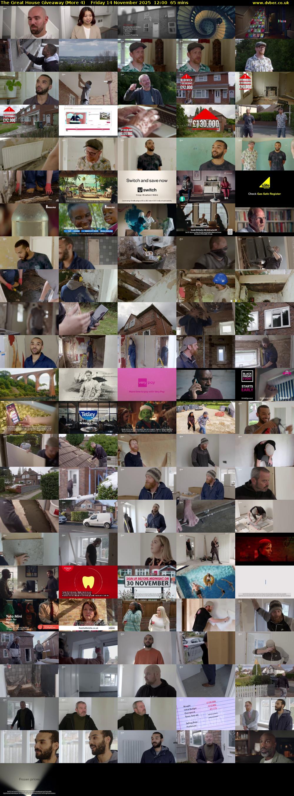 The Great House Giveaway (More 4) Friday 14 November 2025 12:00 - 13:05