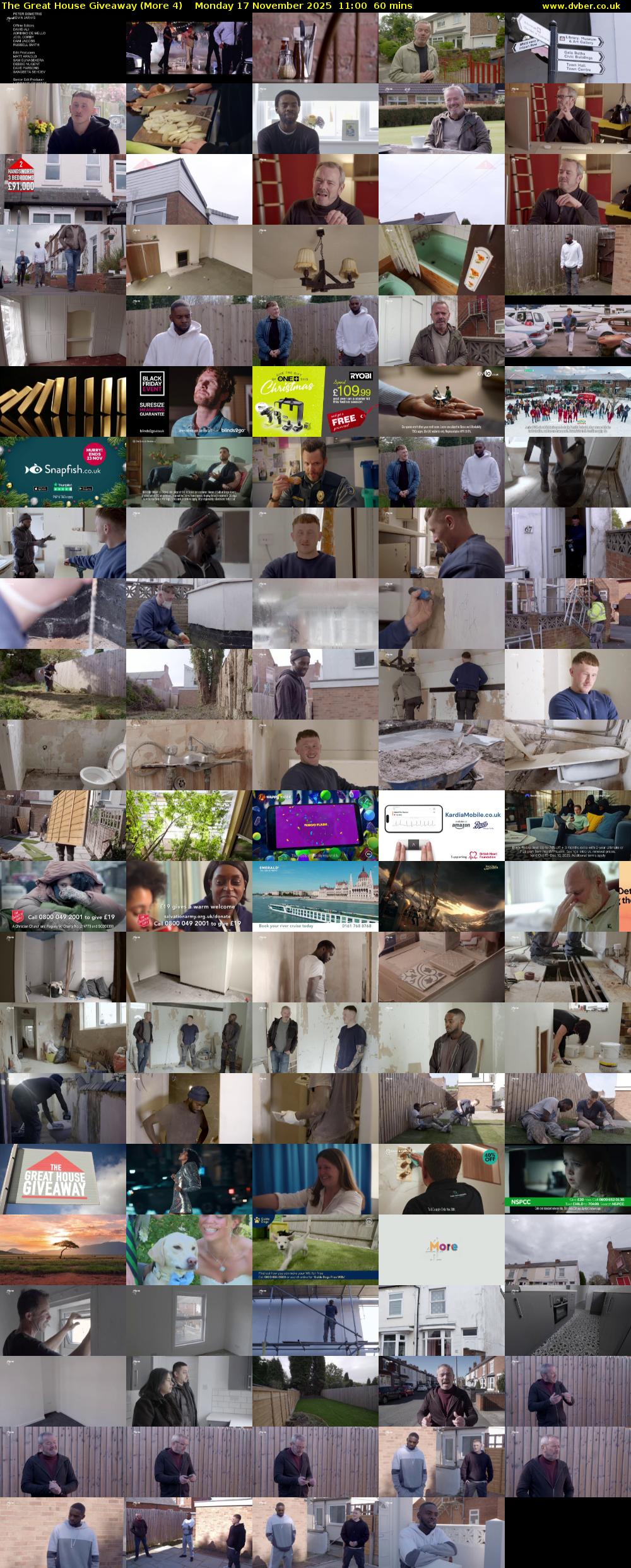 The Great House Giveaway (More 4) Monday 17 November 2025 11:00 - 12:00