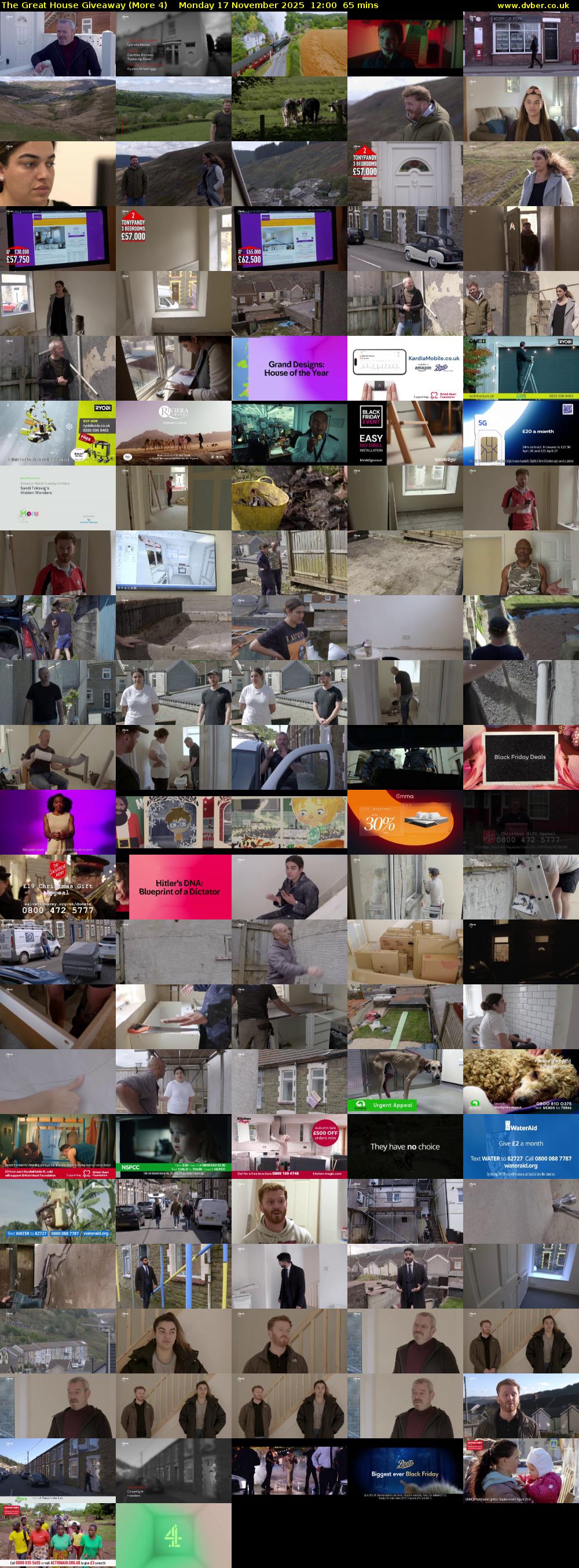 The Great House Giveaway (More 4) Monday 17 November 2025 12:00 - 13:05