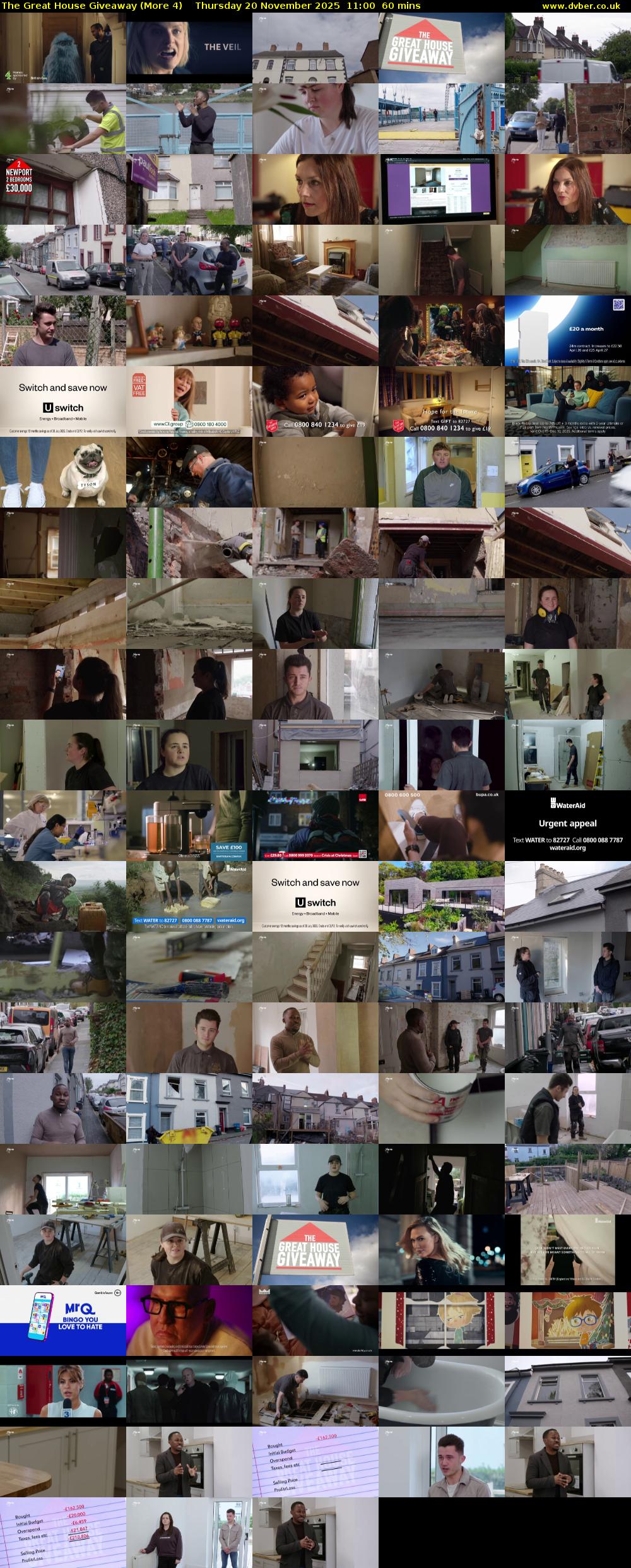 The Great House Giveaway (More 4) Thursday 20 November 2025 11:00 - 12:00