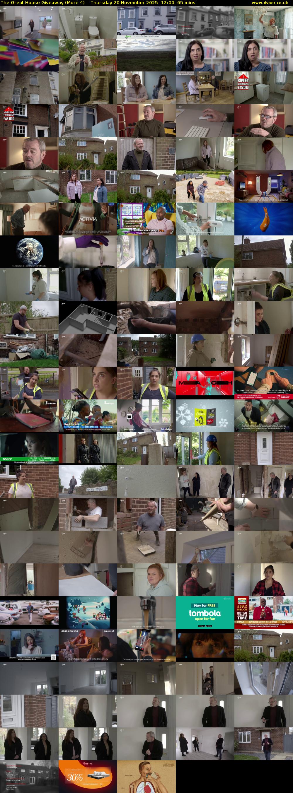 The Great House Giveaway (More 4) Thursday 20 November 2025 12:00 - 13:05