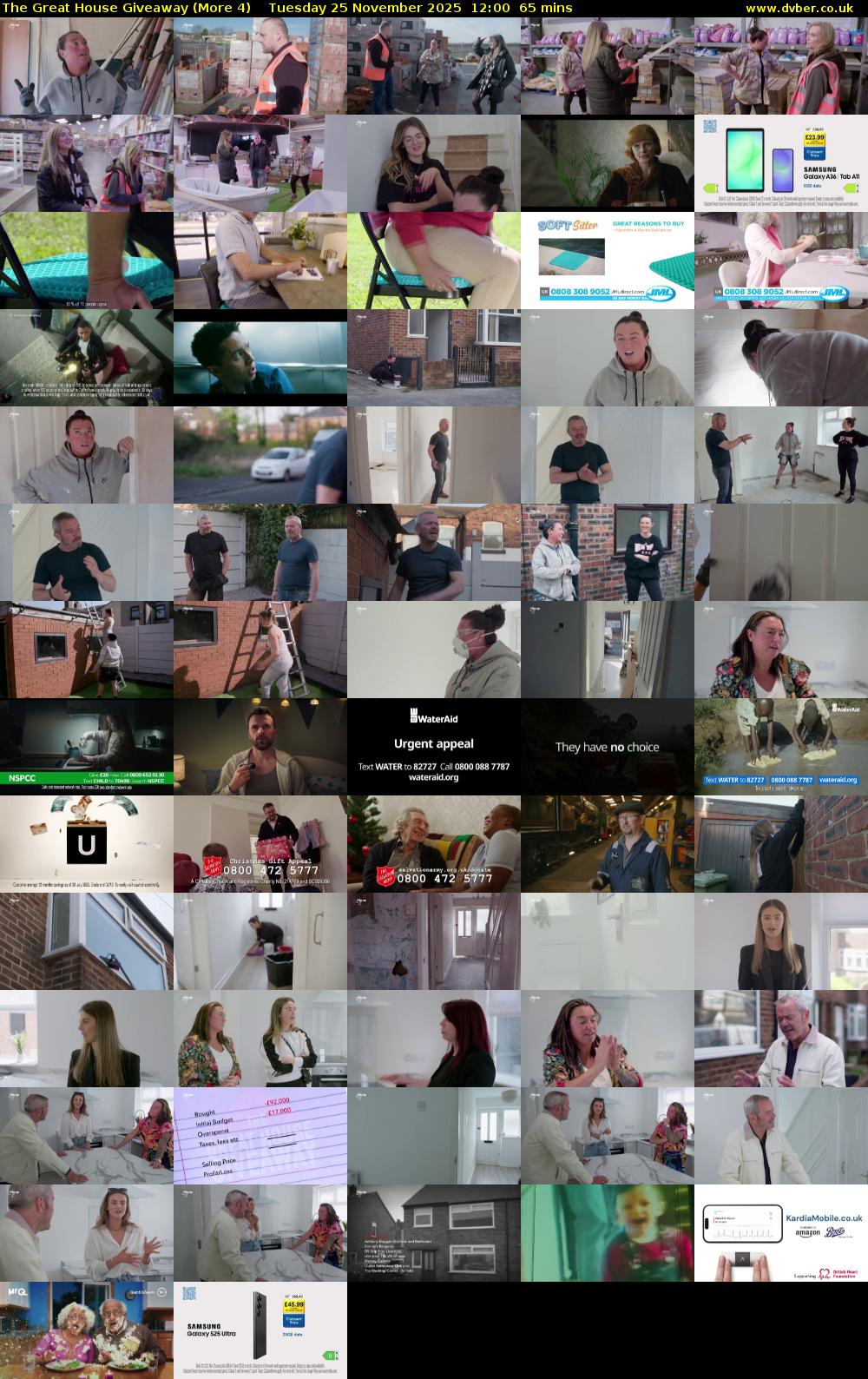 The Great House Giveaway (More 4) Tuesday 25 November 2025 12:00 - 13:05