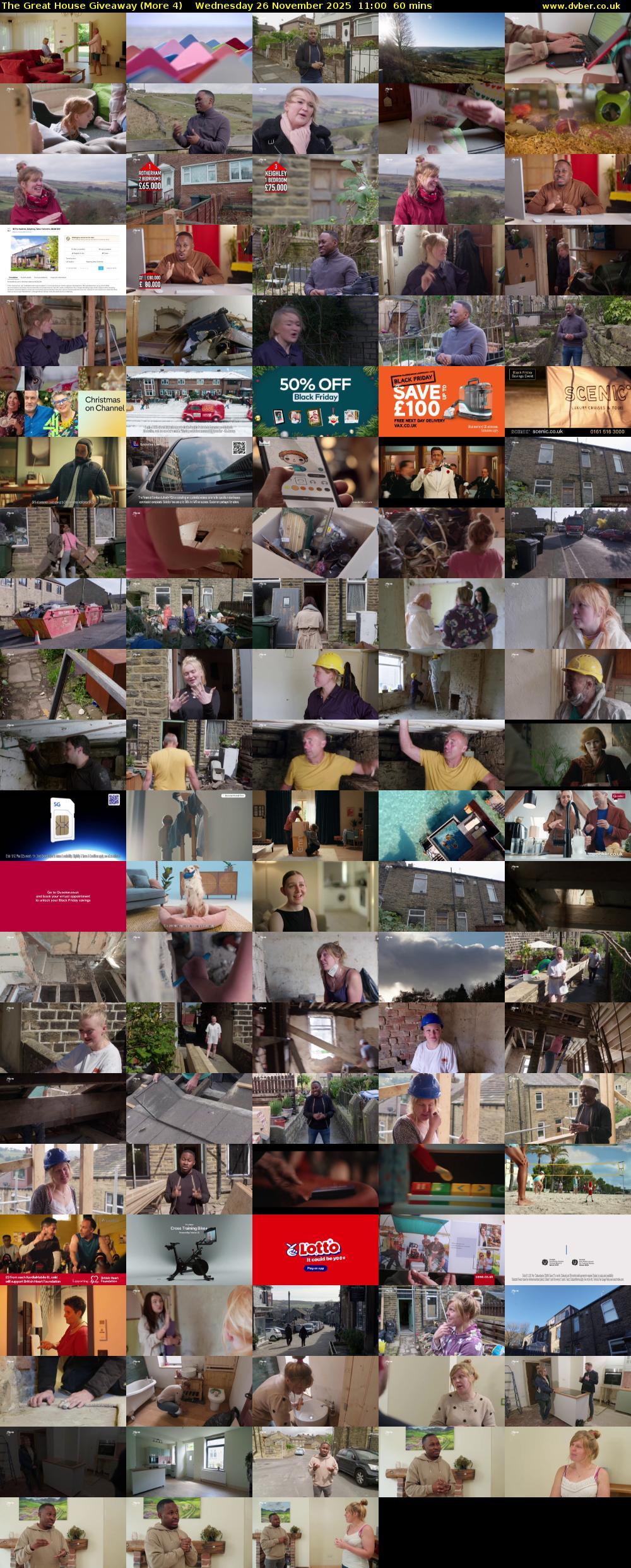 The Great House Giveaway (More 4) Wednesday 26 November 2025 11:00 - 12:00