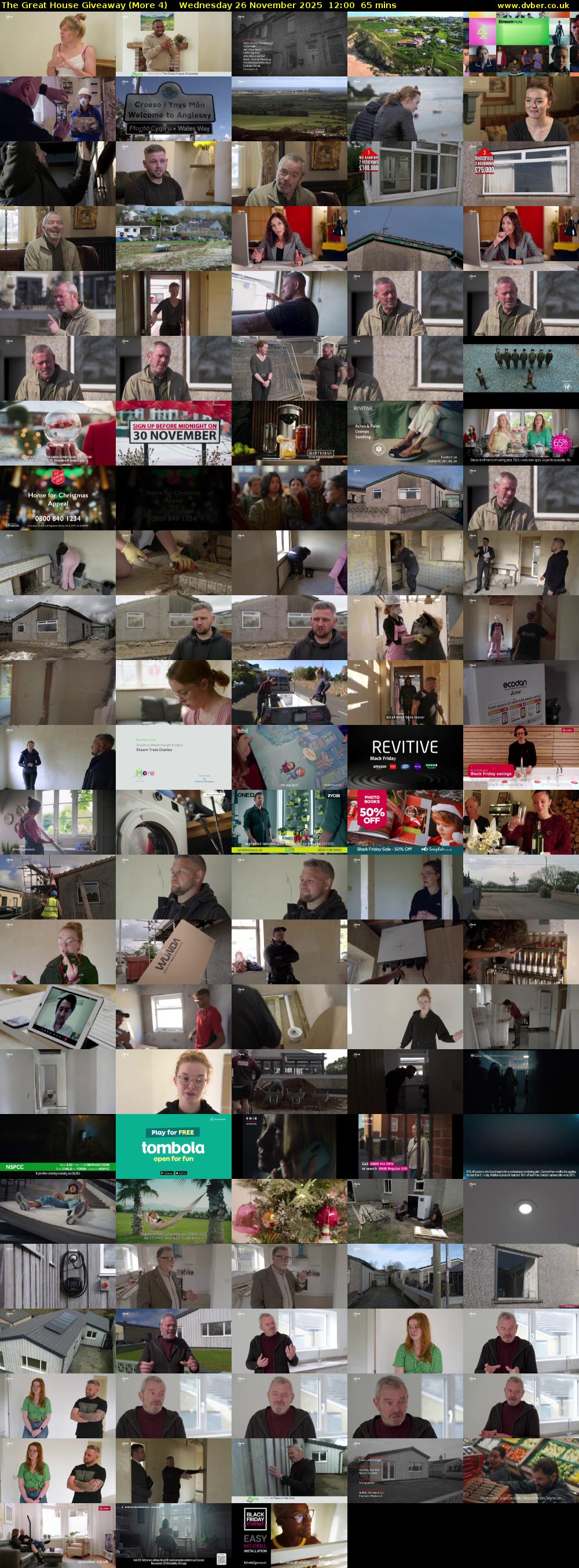 The Great House Giveaway (More 4) Wednesday 26 November 2025 12:00 - 13:05