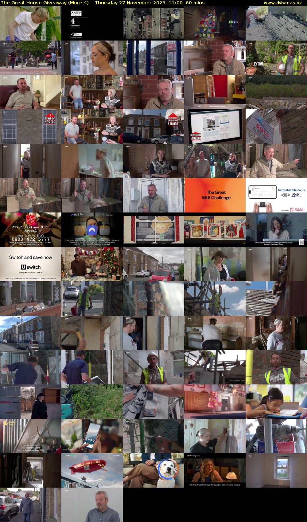 The Great House Giveaway (More 4) Thursday 27 November 2025 11:00 - 12:00