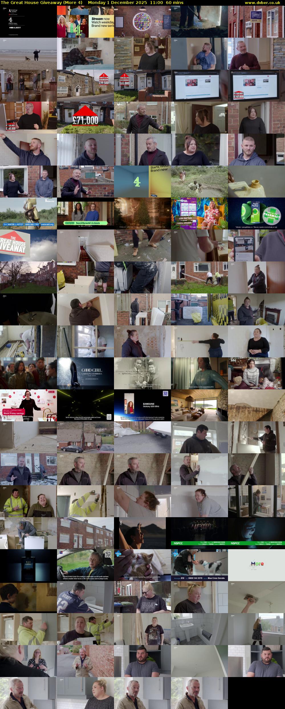 The Great House Giveaway (More 4) Monday 1 December 2025 11:00 - 12:00