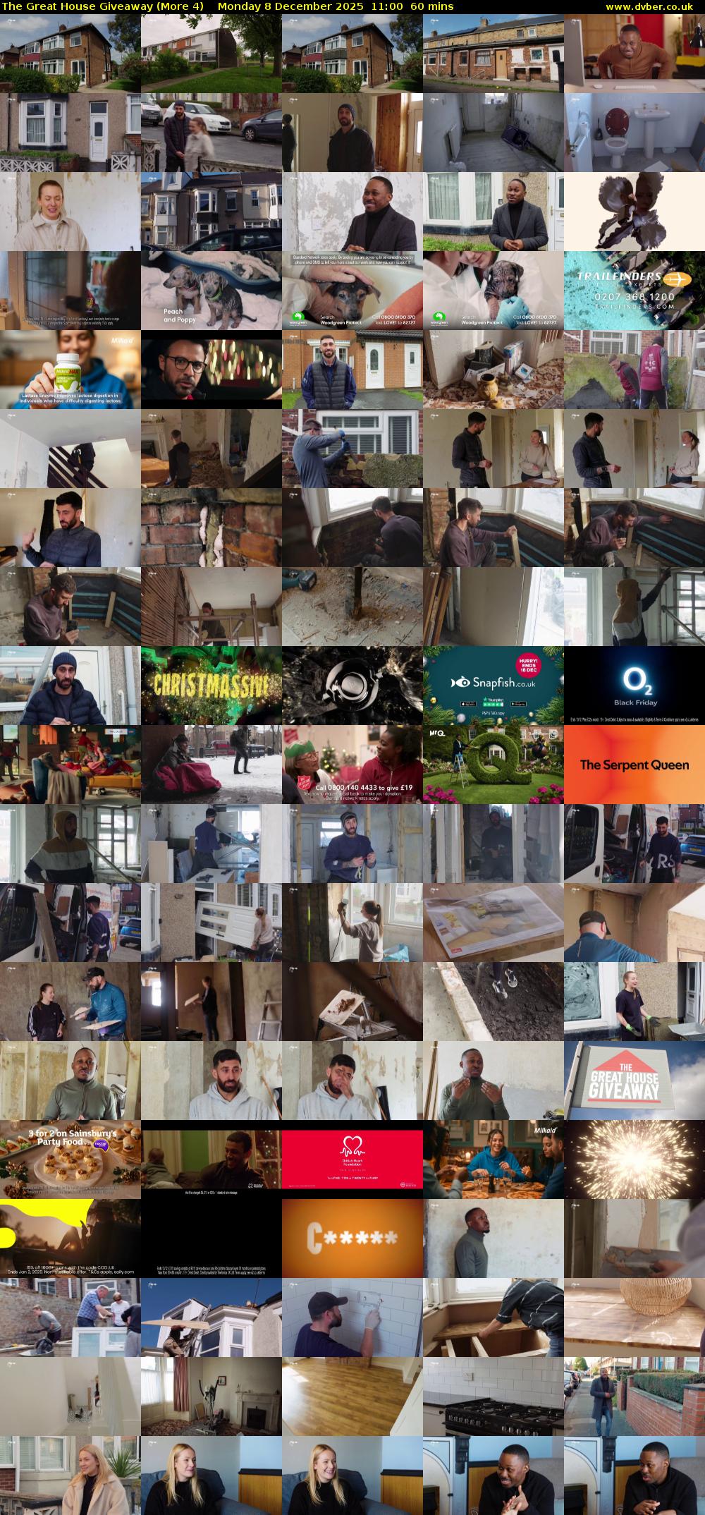 The Great House Giveaway (More 4) Monday 8 December 2025 11:00 - 12:00