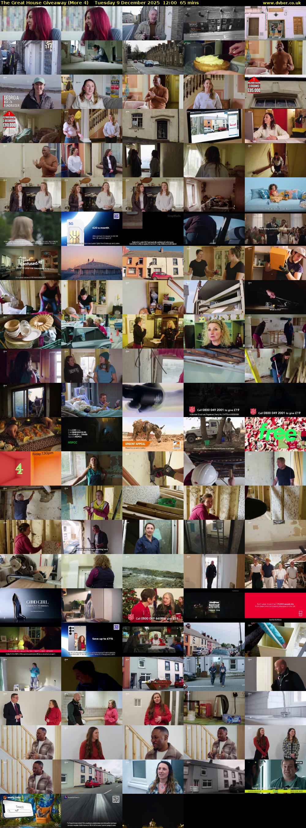 The Great House Giveaway (More 4) Tuesday 9 December 2025 12:00 - 13:05