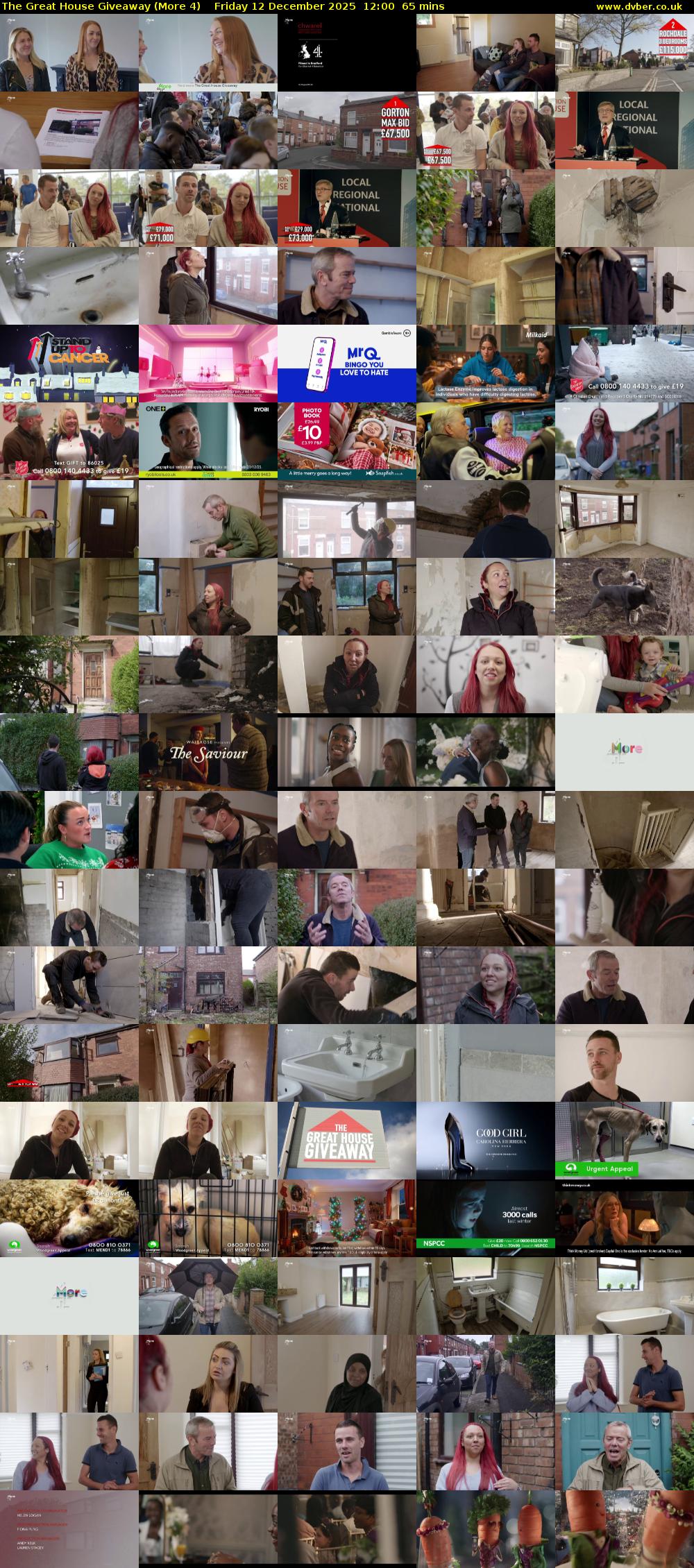 The Great House Giveaway (More 4) Friday 12 December 2025 12:00 - 13:05