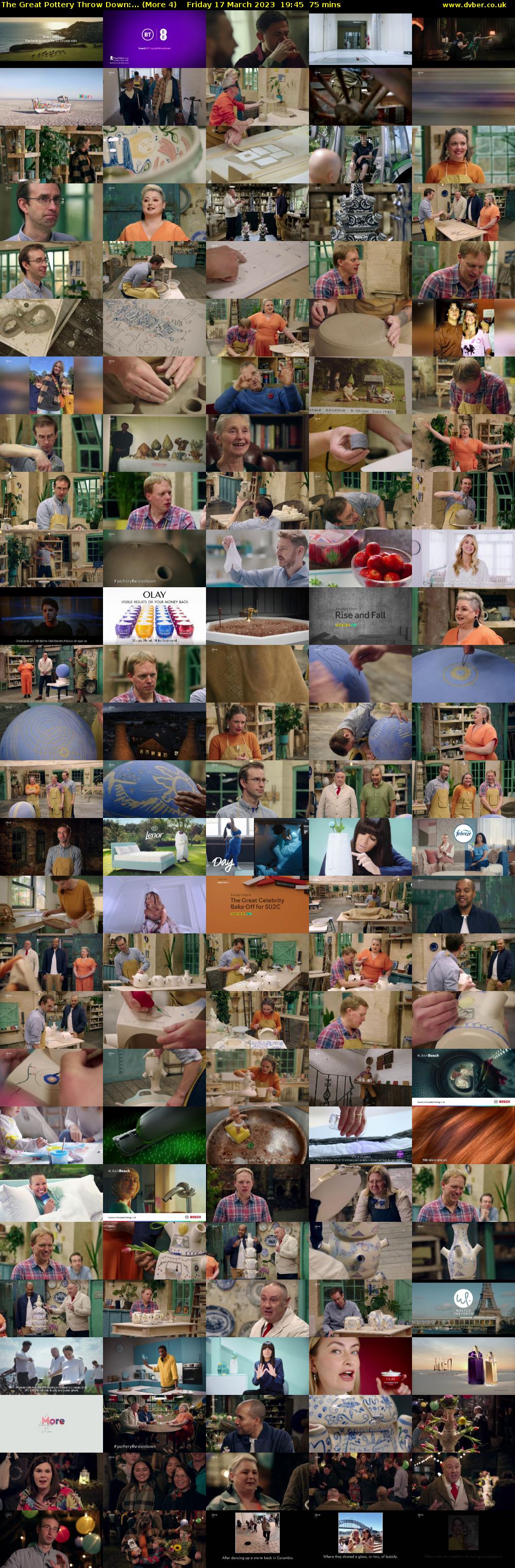 The Great Pottery Throw Down:... (More 4) Friday 17 March 2023 19:45 - 21:00