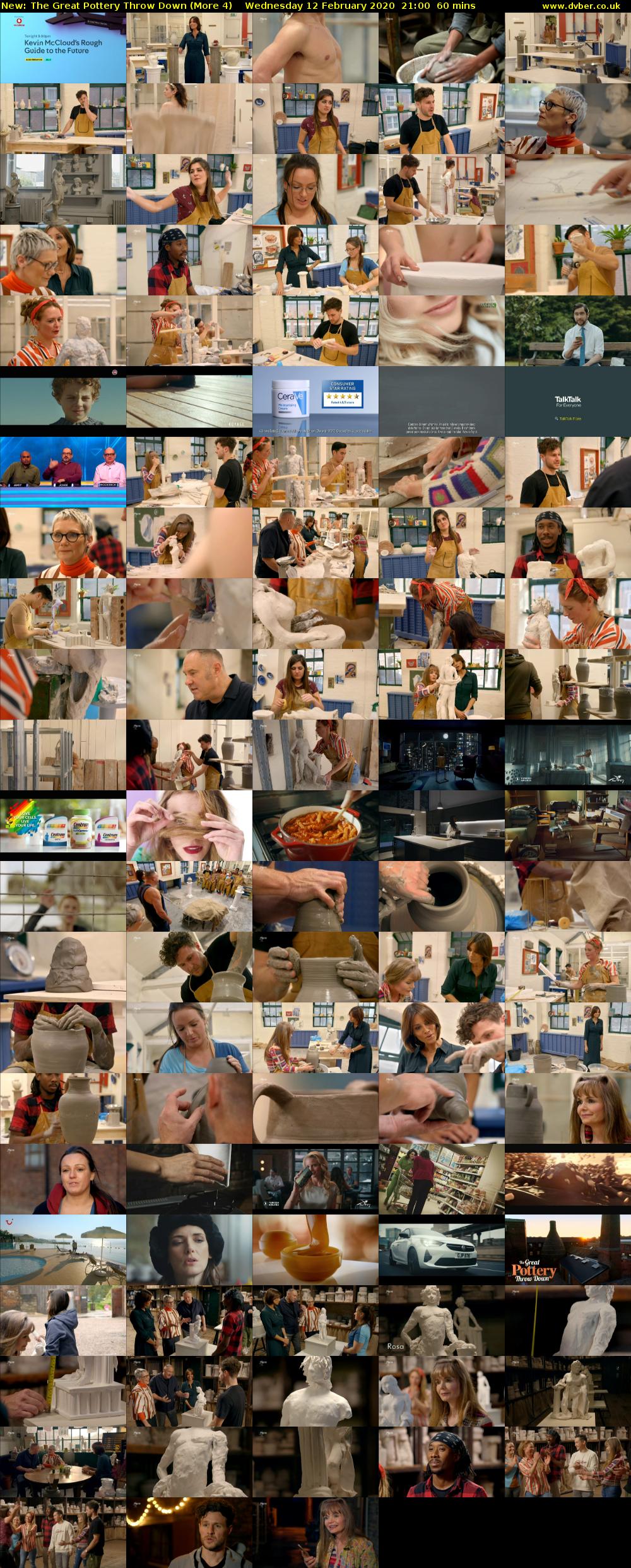 The Great Pottery Throw Down (More 4) Wednesday 12 February 2020 21:00 - 22:00