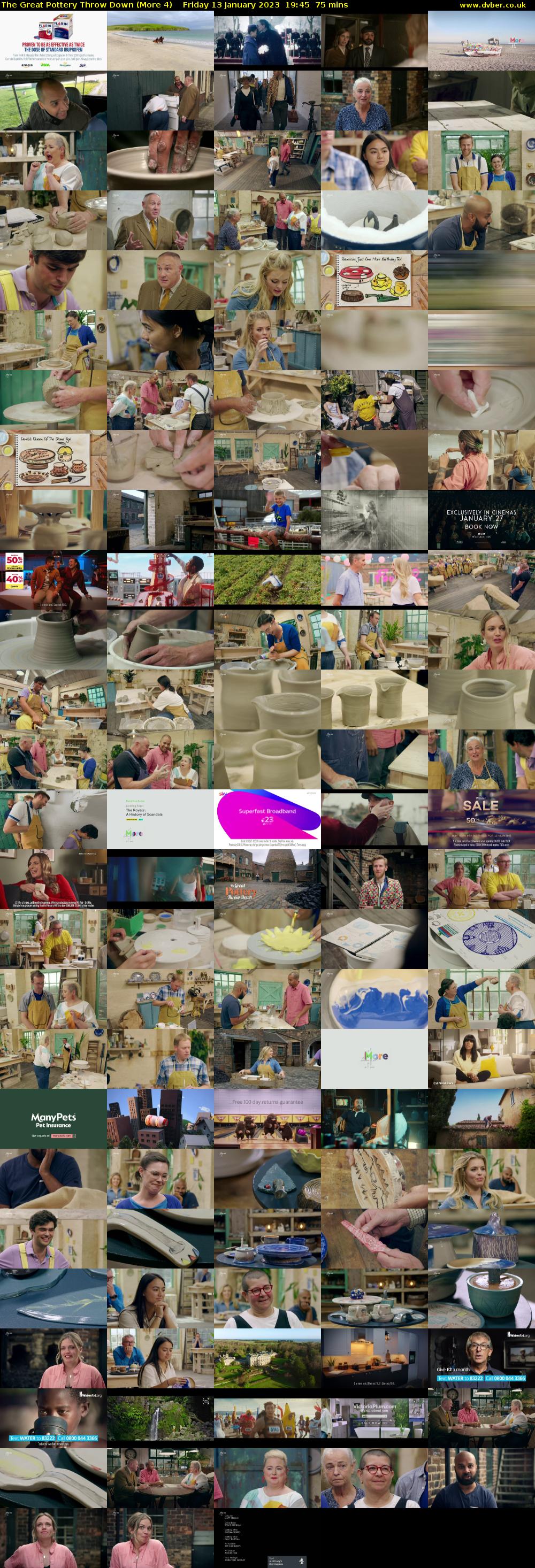 The Great Pottery Throw Down (More 4) Friday 13 January 2023 19:45 - 21:00
