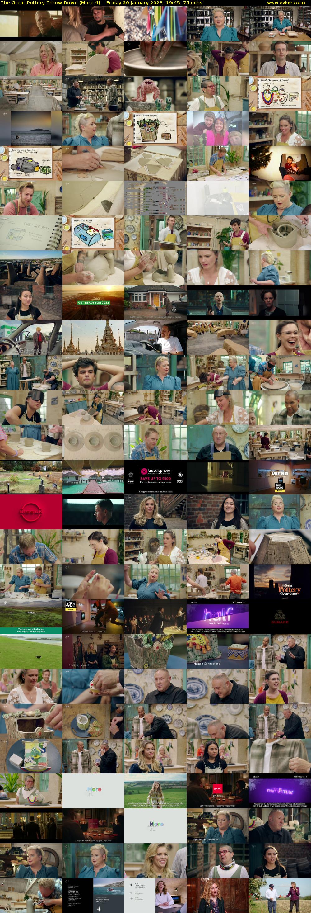 The Great Pottery Throw Down (More 4) Friday 20 January 2023 19:45 - 21:00