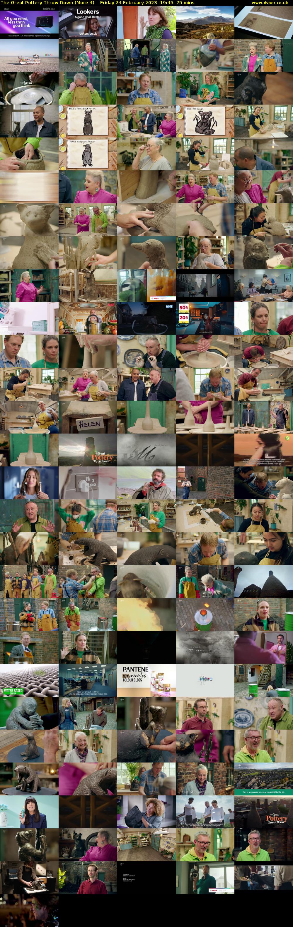 The Great Pottery Throw Down (More 4) Friday 24 February 2023 19:45 - 21:00