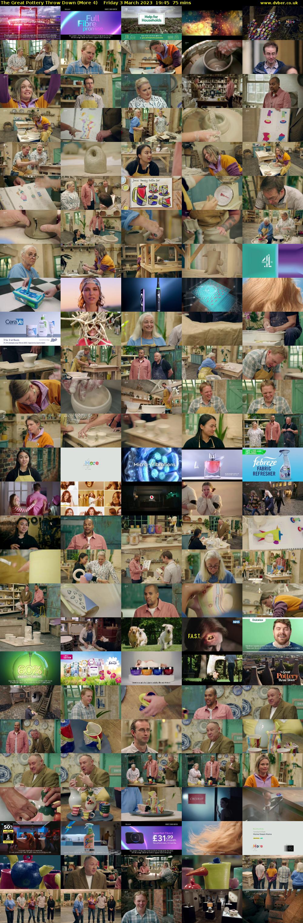 The Great Pottery Throw Down (More 4) Friday 3 March 2023 19:45 - 21:00