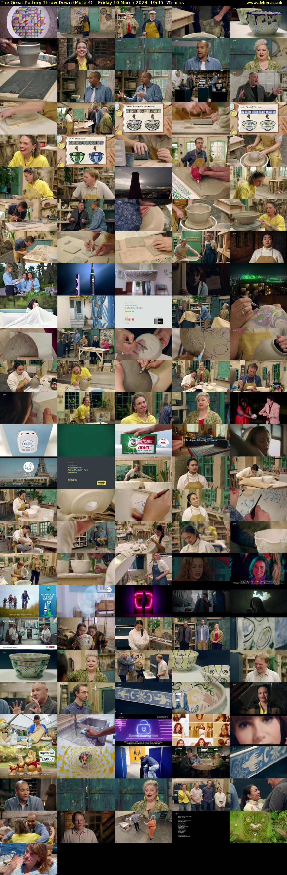 The Great Pottery Throw Down (More 4) Friday 10 March 2023 19:45 - 21:00