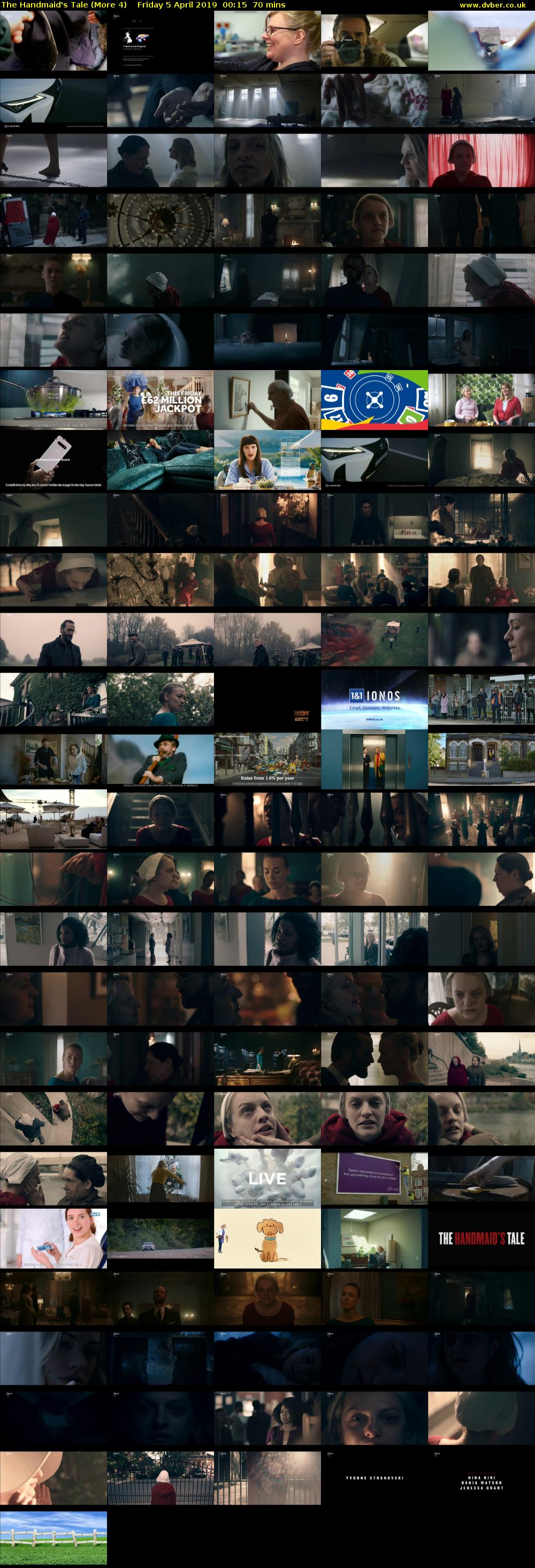 The Handmaid's Tale (More 4) Friday 5 April 2019 00:15 - 01:25