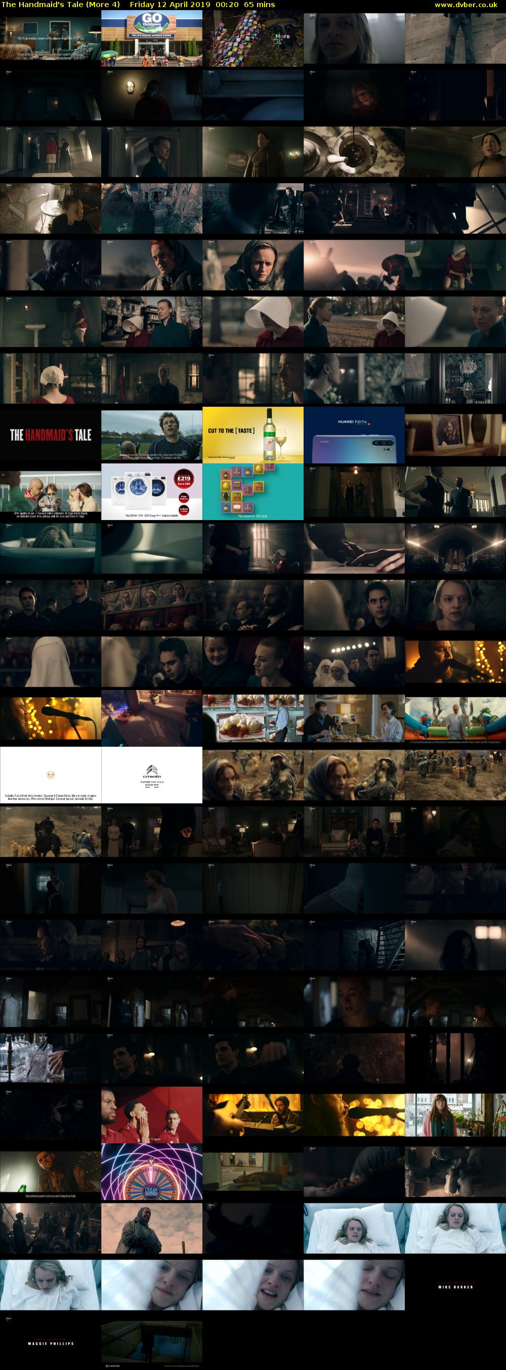 The Handmaid's Tale (More 4) Friday 12 April 2019 00:20 - 01:25