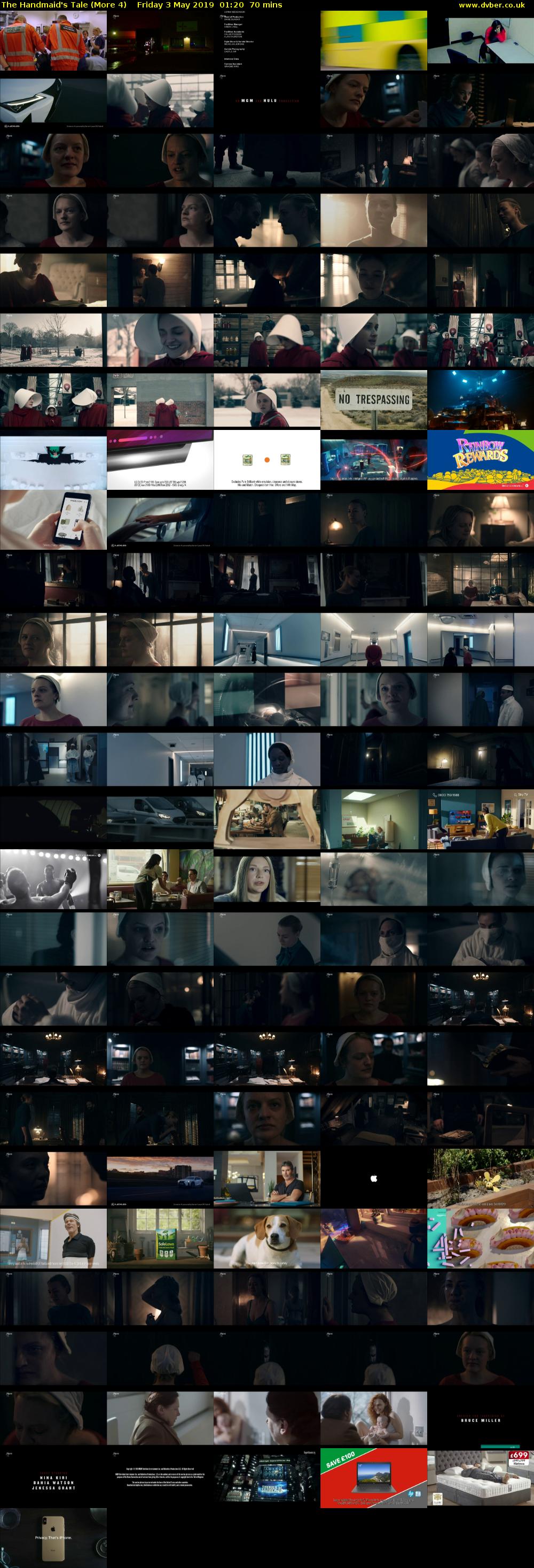 The Handmaid's Tale (More 4) Friday 3 May 2019 01:20 - 02:30