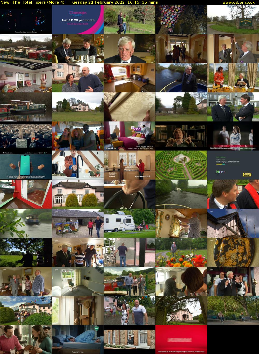 The Hotel Fixers (More 4) Tuesday 22 February 2022 16:15 - 16:50