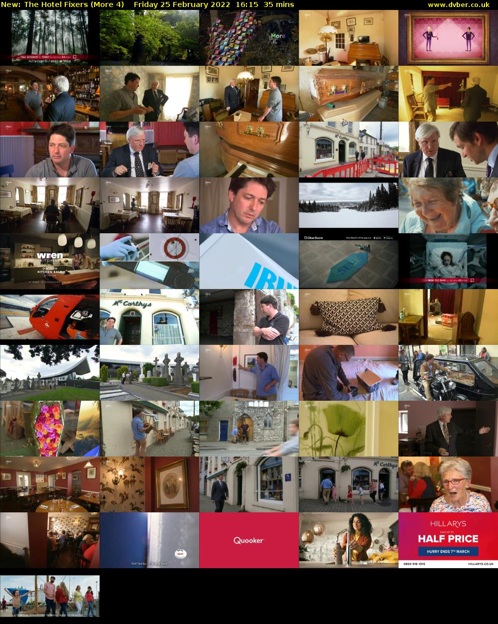 The Hotel Fixers (More 4) Friday 25 February 2022 16:15 - 16:50