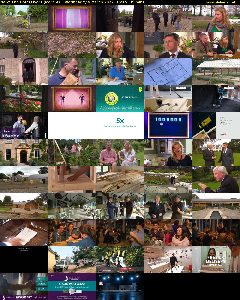 The Hotel Fixers (More 4) Wednesday 9 March 2022 16:15 - 16:50