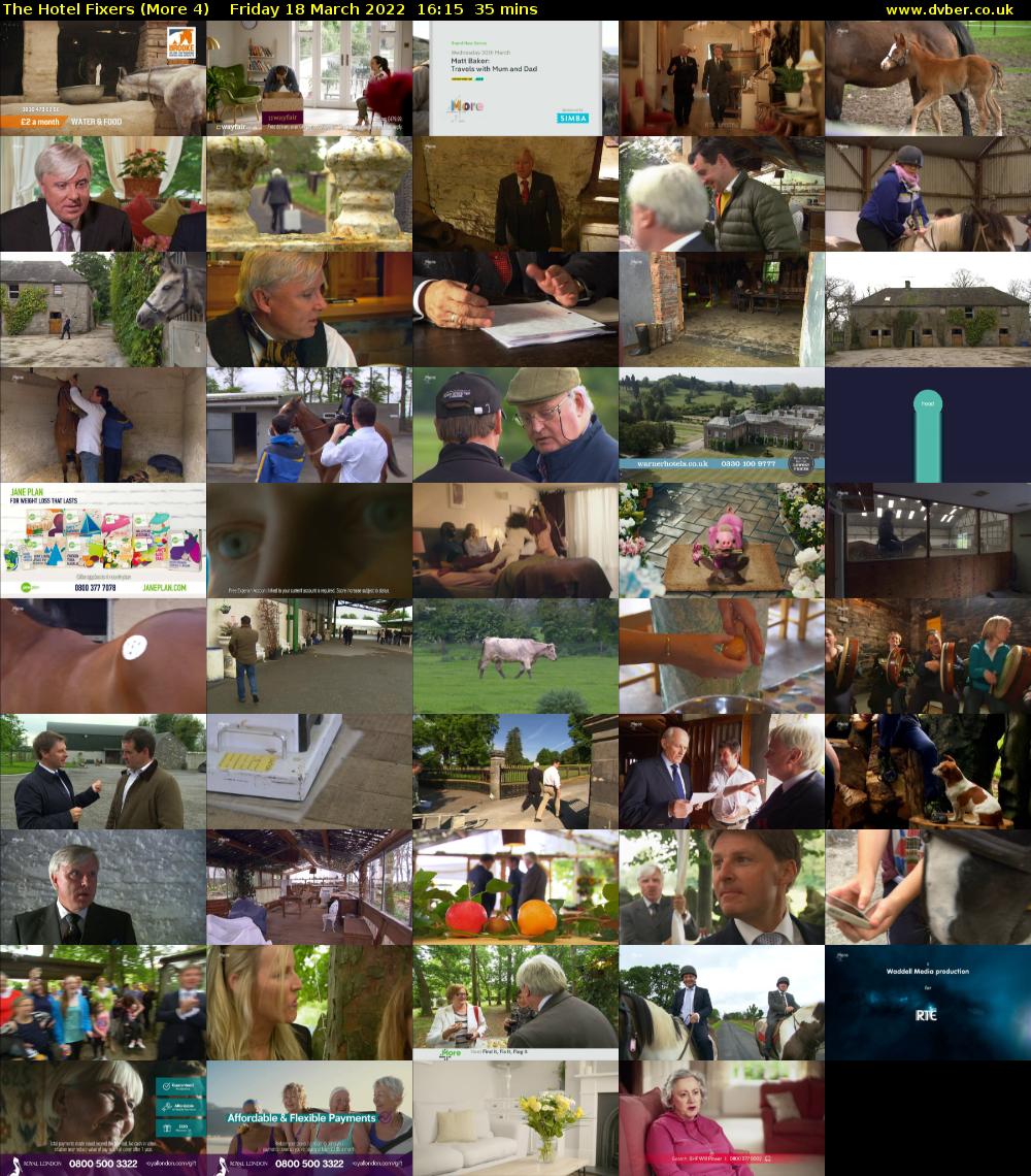 The Hotel Fixers (More 4) Friday 18 March 2022 16:15 - 16:50